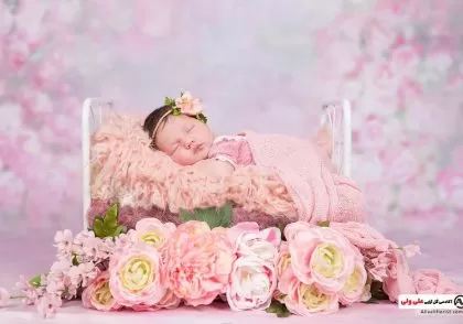 باکس گل برای تولد نوزاد