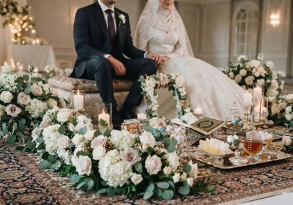 گل آرایی مراسم عقد